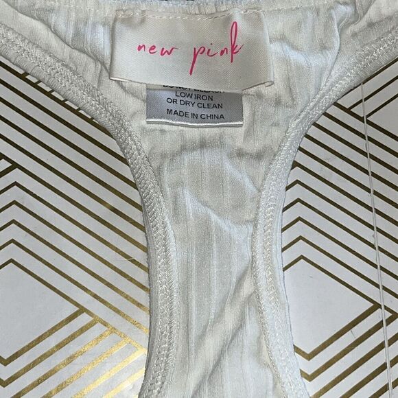 Club Rave Women’s Crop Tank Mini Skirt Set Outfit White Bling Dance Party - Picture 10 of 12